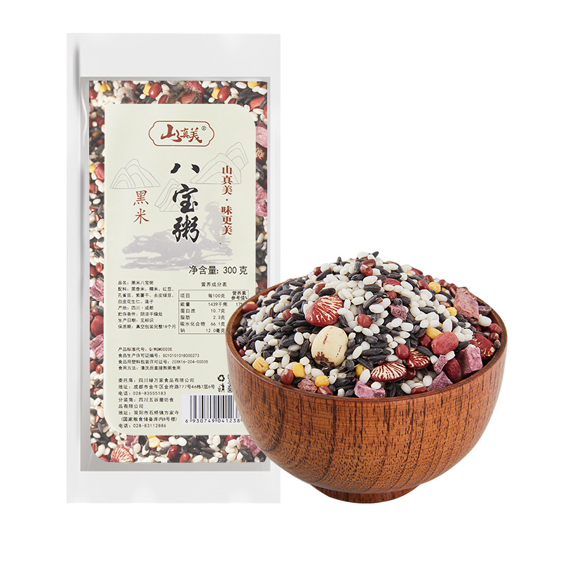 山真美山真美黑米八宝粥300g