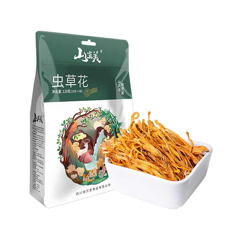 山真美山真美虫草花120g（30gX4）