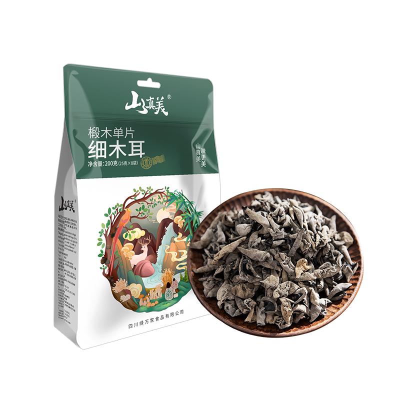 山真美山真美椴木单片细木耳200g（25gX8）