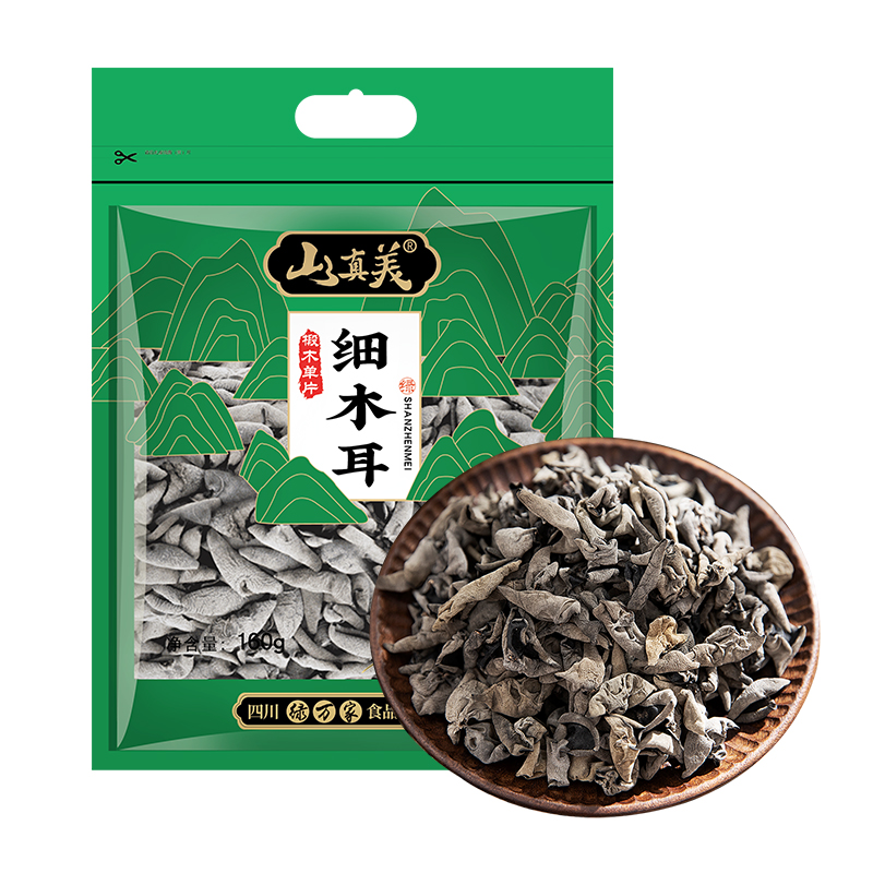山真美椴木单品细木耳160g