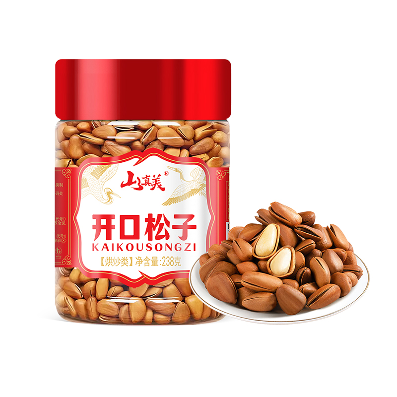 山真美山真美开口松子238g