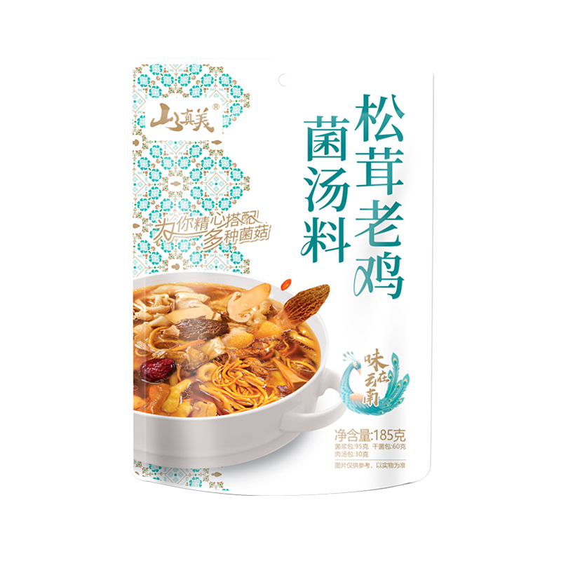 山真美山真美松茸老鸡菌汤料185g