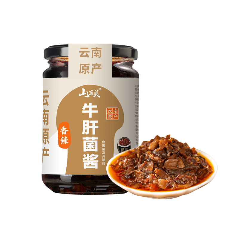 山真美山真美牛肝菌酱(香辣)220g