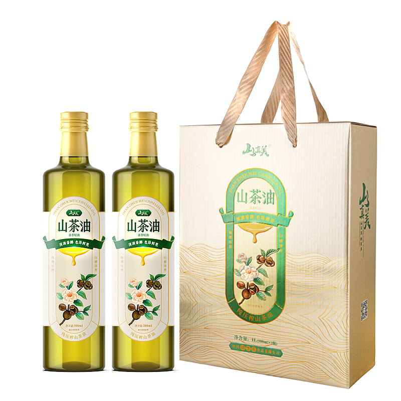 山真美山真美山茶油1L(500mlX2)