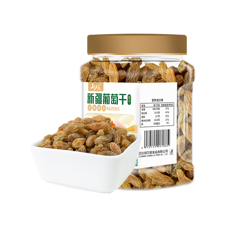 山真美山真美新疆葡萄干458g