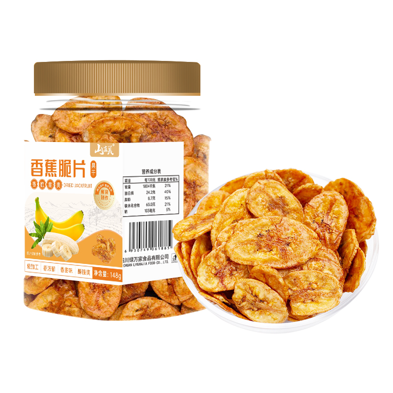 山真美山真美香蕉脆片148g