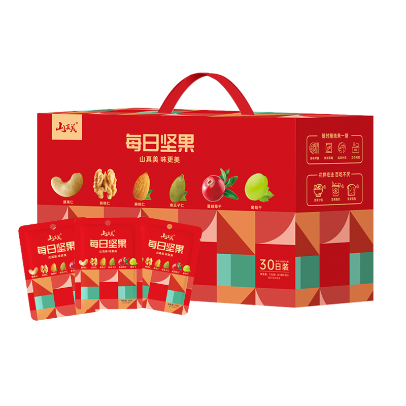 山真美山真美每日坚果750g