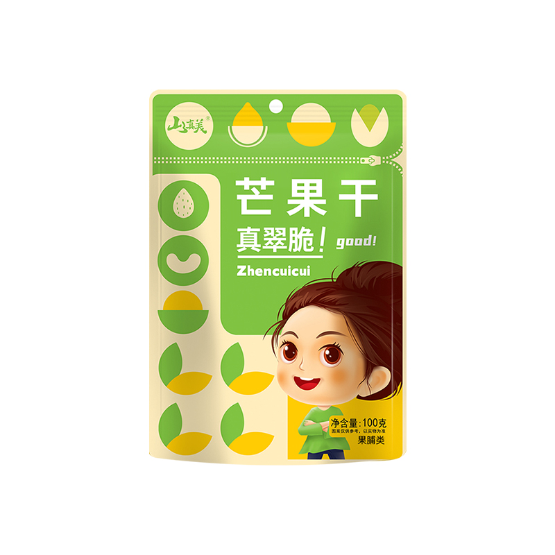 山真美山真美真翠脆芒果干100g