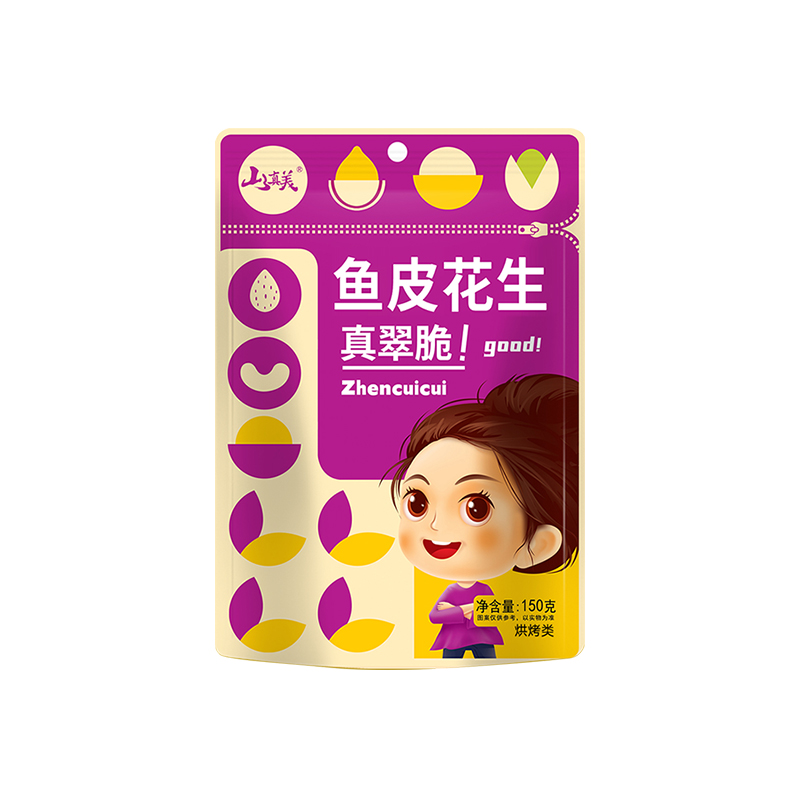 山真美山真美真翠脆鱼皮花生150g