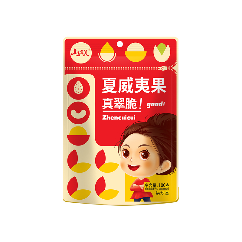 山真美山真美真翠脆夏威夷果100g