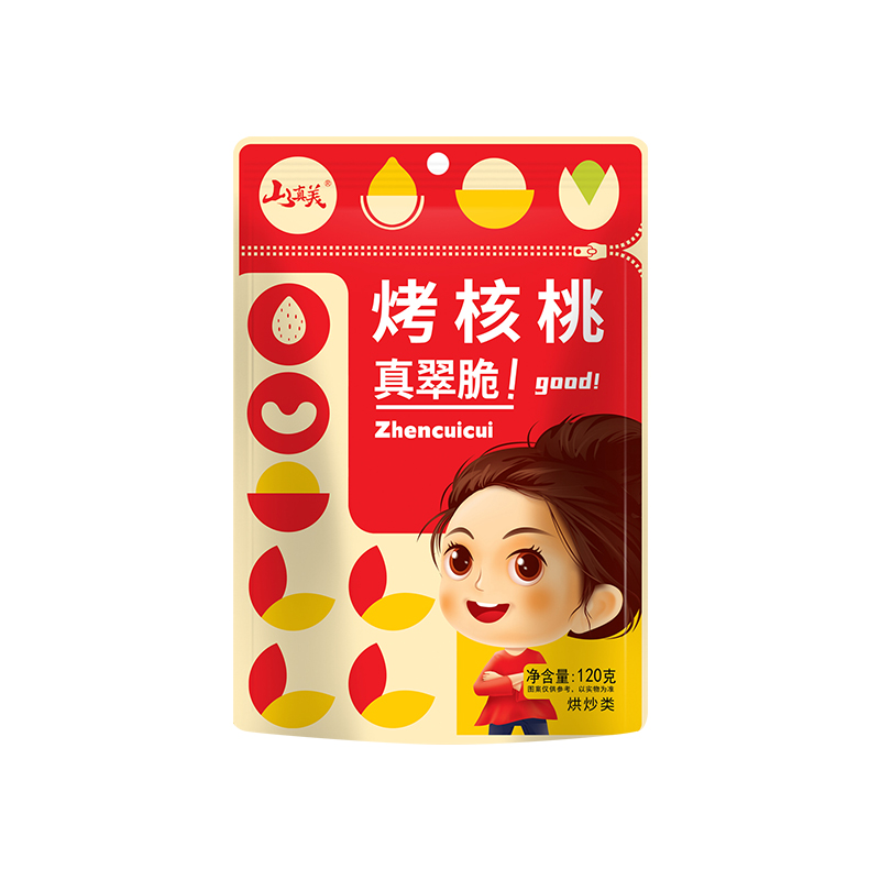 山真美山真美真翠脆草本烤核桃120g