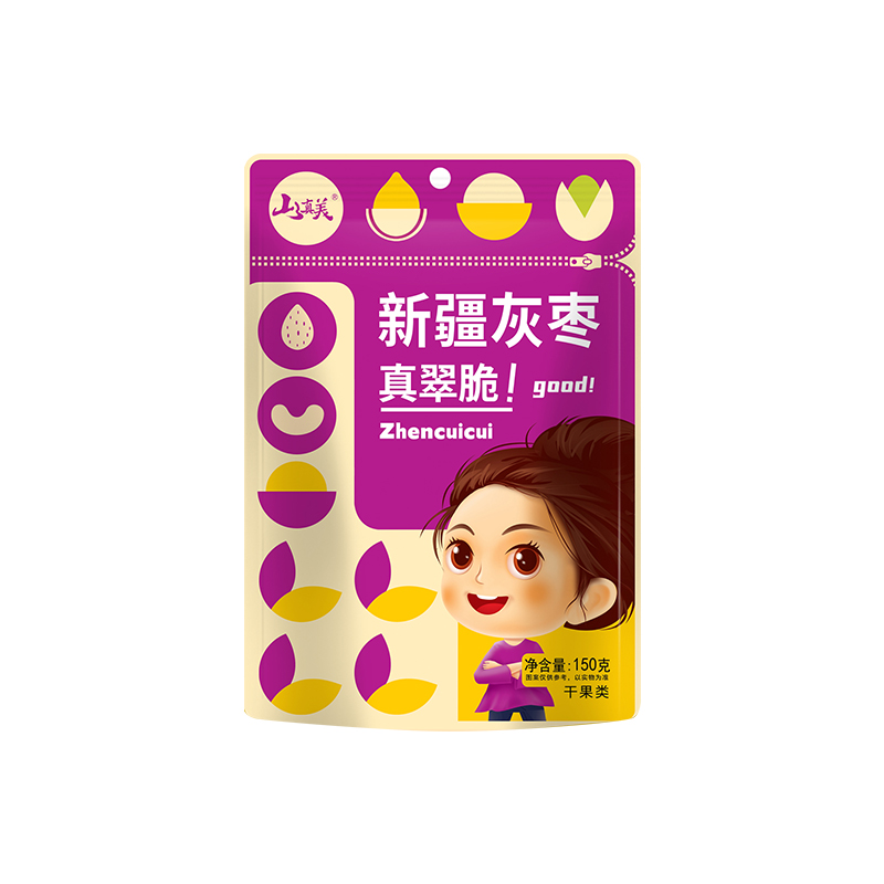 山真美山真美真翠脆灰枣150g