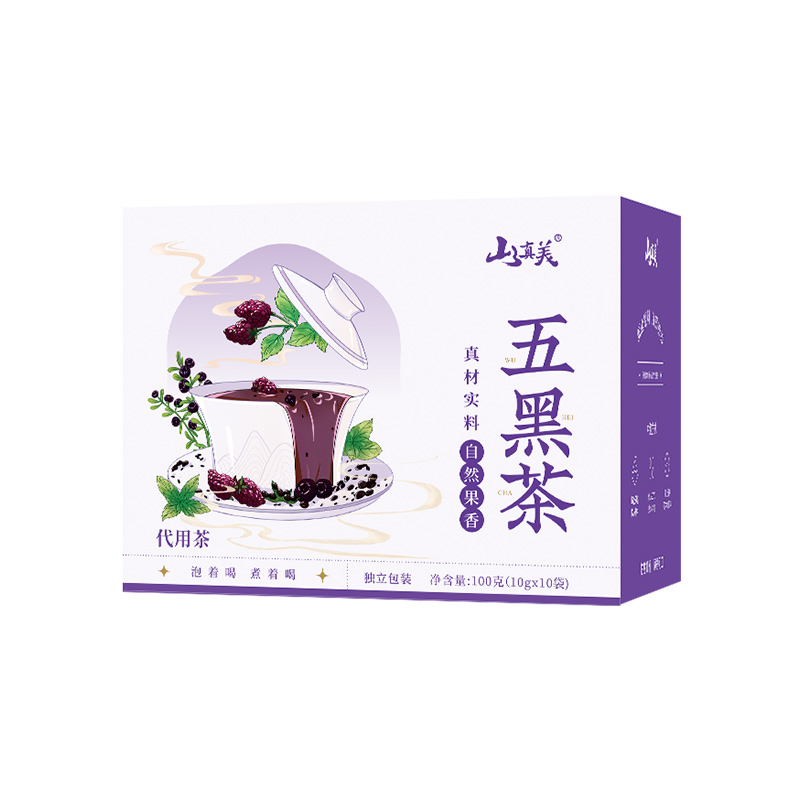 山真美山真美五黑茶100g