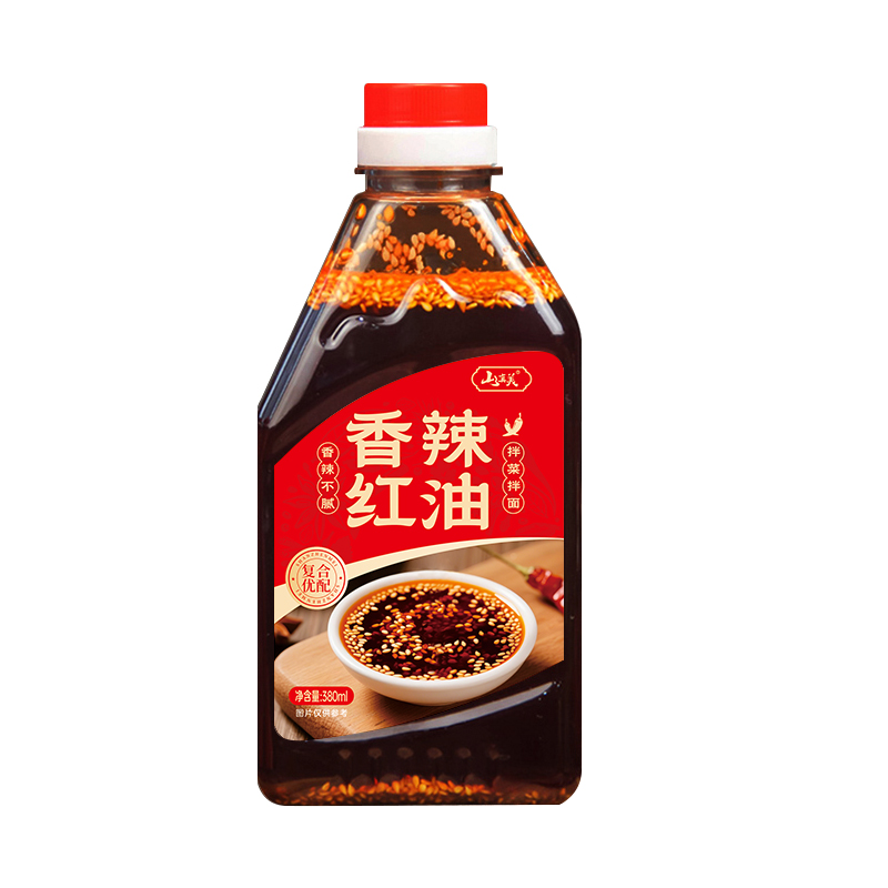 山真美山真美香辣红油380ml