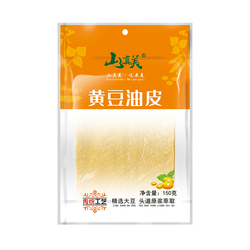 山真美山真美黄豆油皮150g